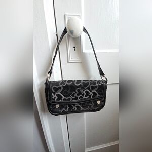 XOXO Black Heart Pattern Women's Bag
